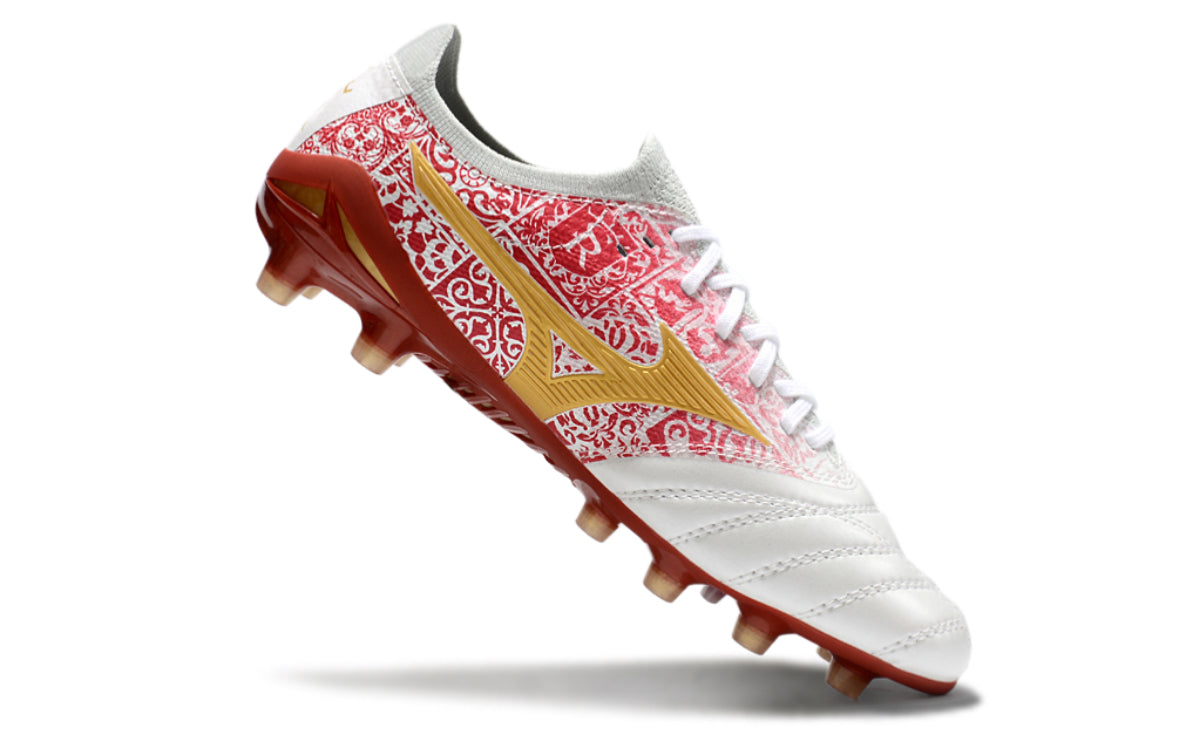 Mizuno Morelia Neo 4 Rouge / Blanc / Or