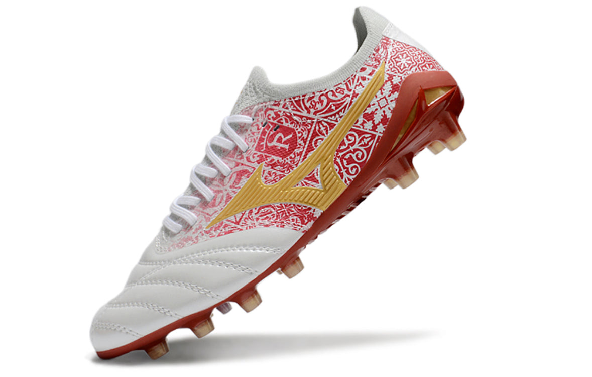 Mizuno Morelia Neo 4 Rouge / Blanc / Or