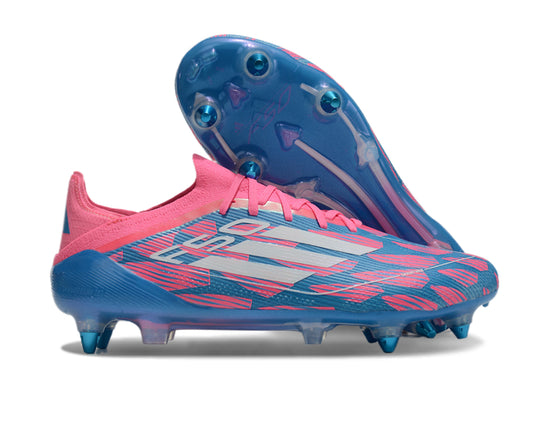 Adidas F50 Elite SG Bleu / Rose