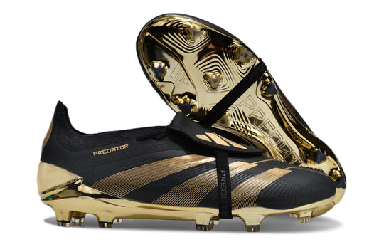 Adidas Predator Elite Fold-Over Tongue FG Pure Victory Noir / Or