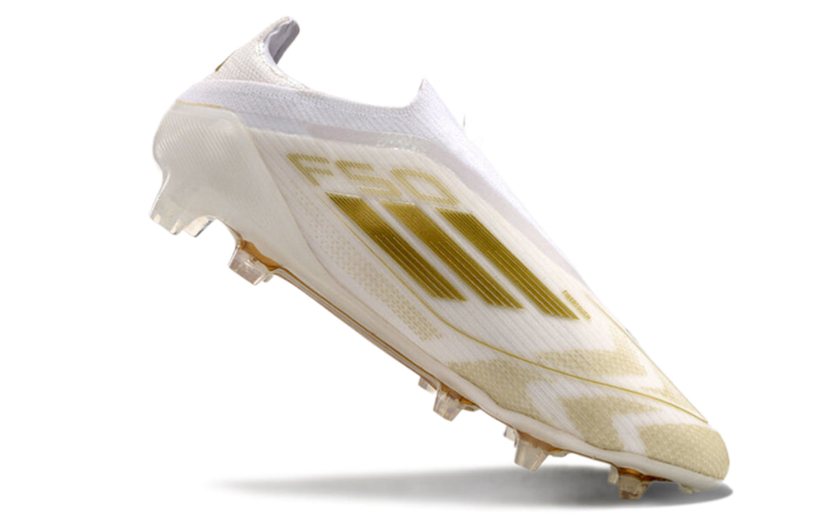 Adidas F50 Elite FG Blanche / Or