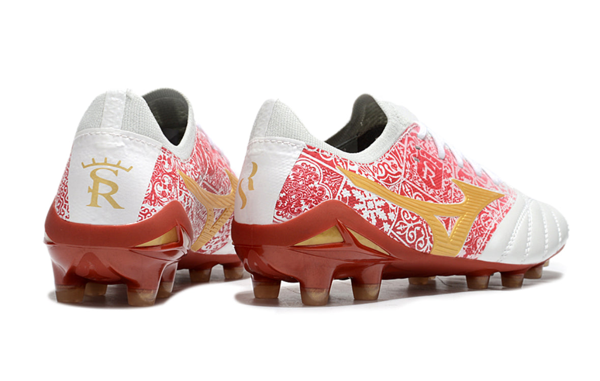 Mizuno Morelia Neo 4 Rouge / Blanc / Or